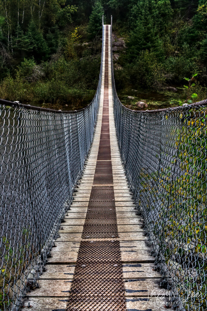 Pinawa Suspension Bridge