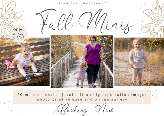 Fall Mini Sessions - Booking Now