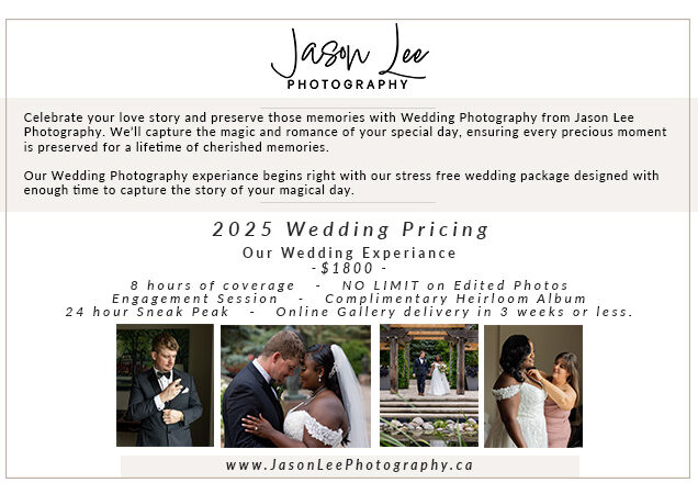 Our Wedding Experience - 2025 Wedding Pricing